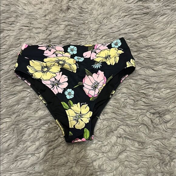 Pink by‎ Victoria secret Floral High-Waisted swimsuit bottoms - Picture 1 of 6